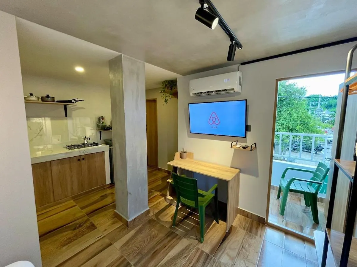 Lägenhet Fancy Studio With Balcony Near Old Town Cartagena