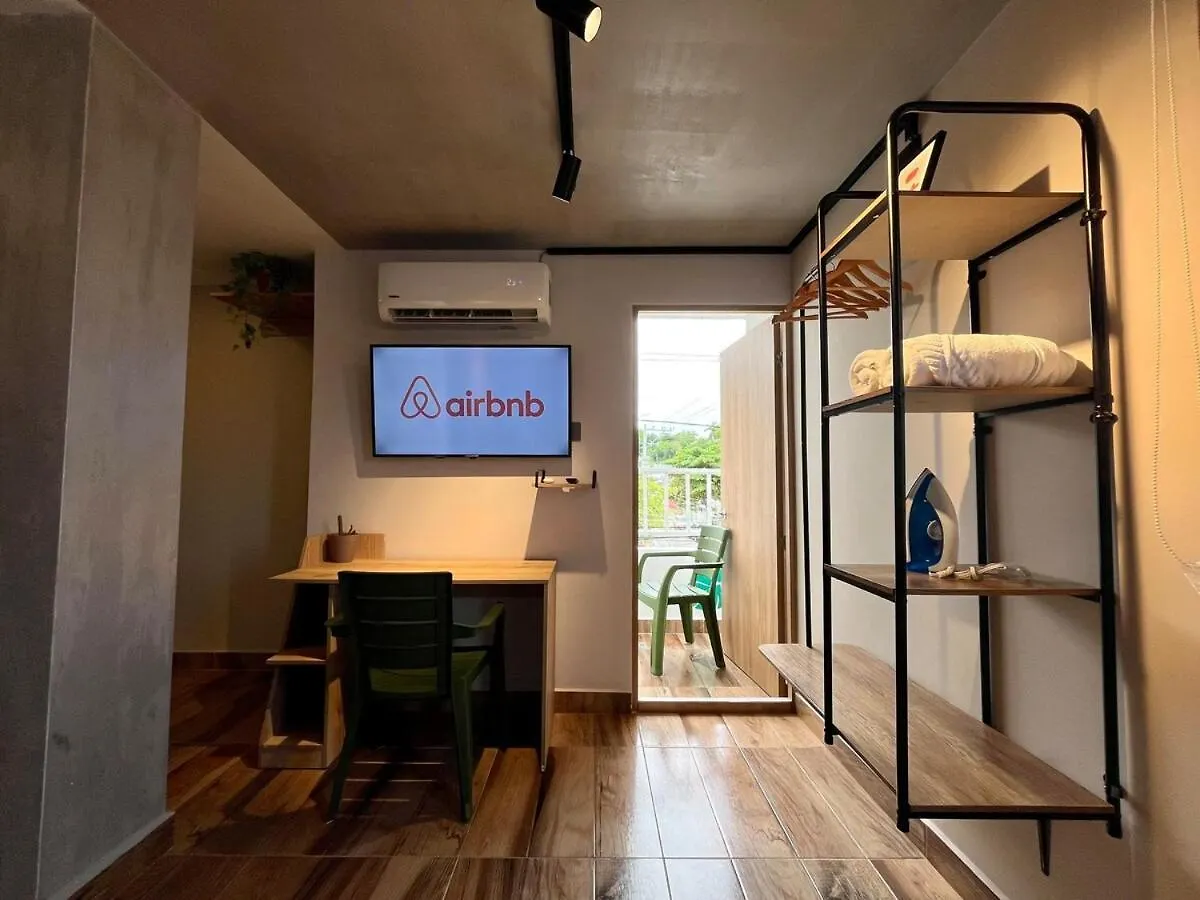 Fancy Studio With Balcony Near Old Town Cartagena Lägenhet